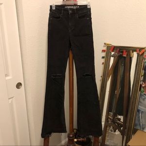 Hi-Rise Slim Flare Jeans